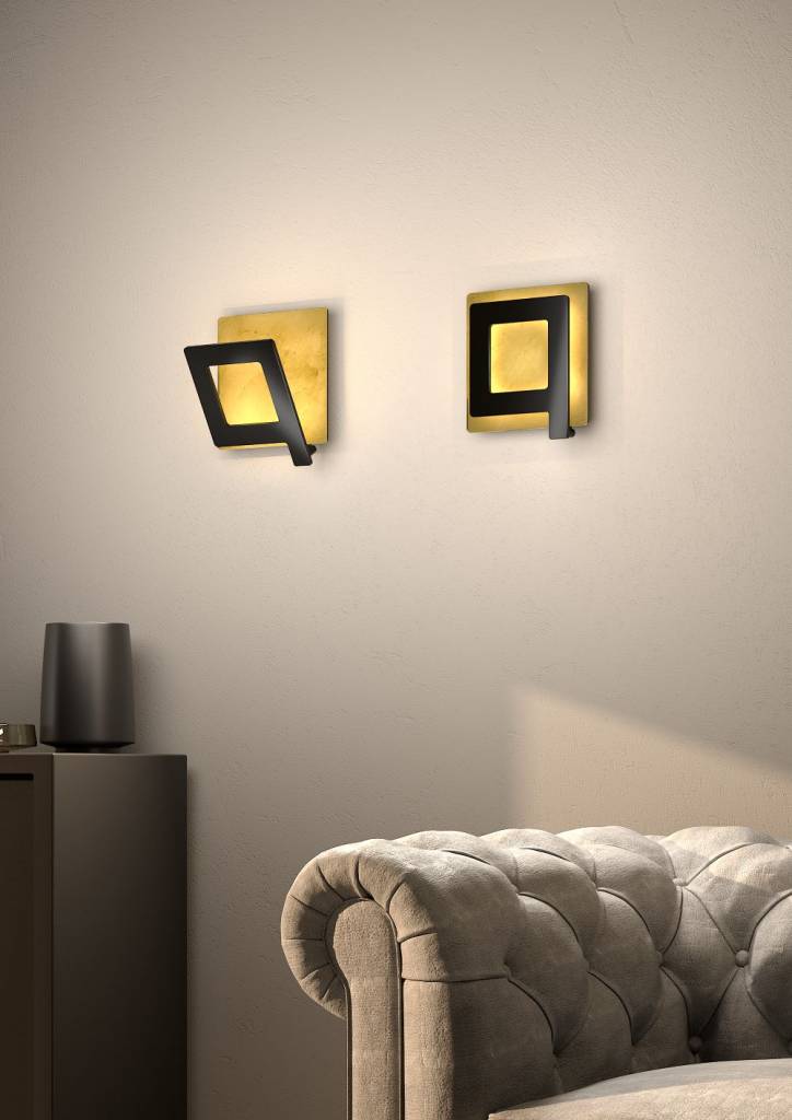 LED-Wandleuchte Like-Q 16x18,5cm
